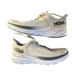 NEW Hoka Clifton 8 Men's Running Shoes Lunar Rock Grey Size 12.5D